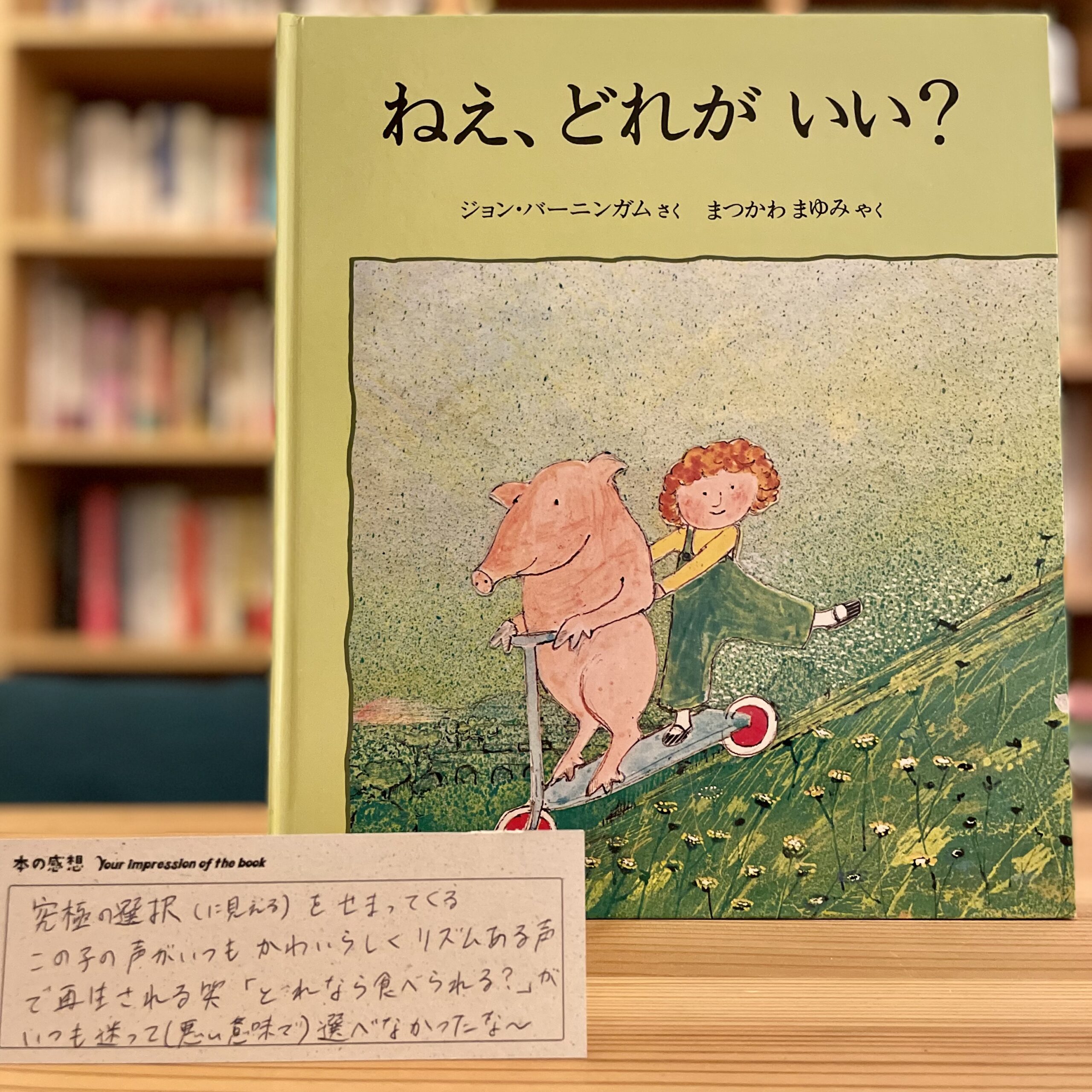 みんなのしおり『ねえ、どれがいい？』