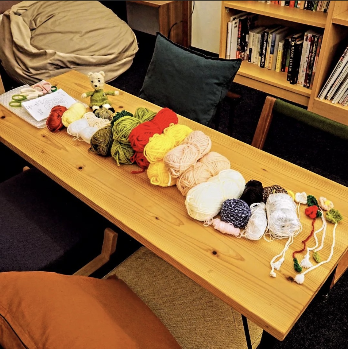 3/10は「アムで編む！毛糸のしおりづくり」開催しました！